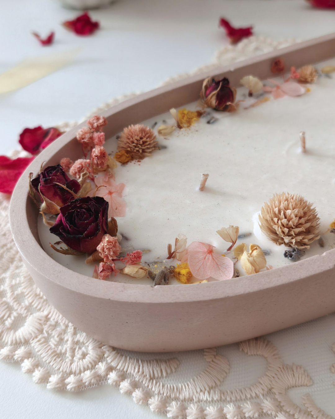 bloom velika dekorativna cvetna sveca ba home decor zrenjanin luksuzne svece