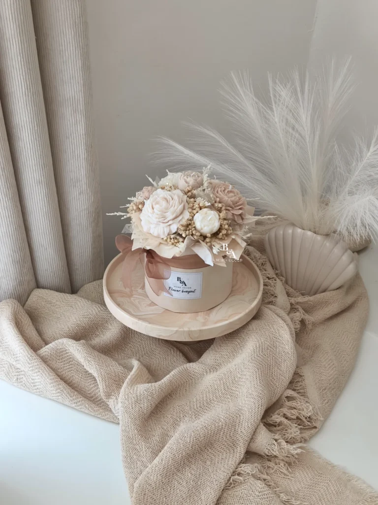 elegantni mirisni buket od sveća ba home decor zrenjanin